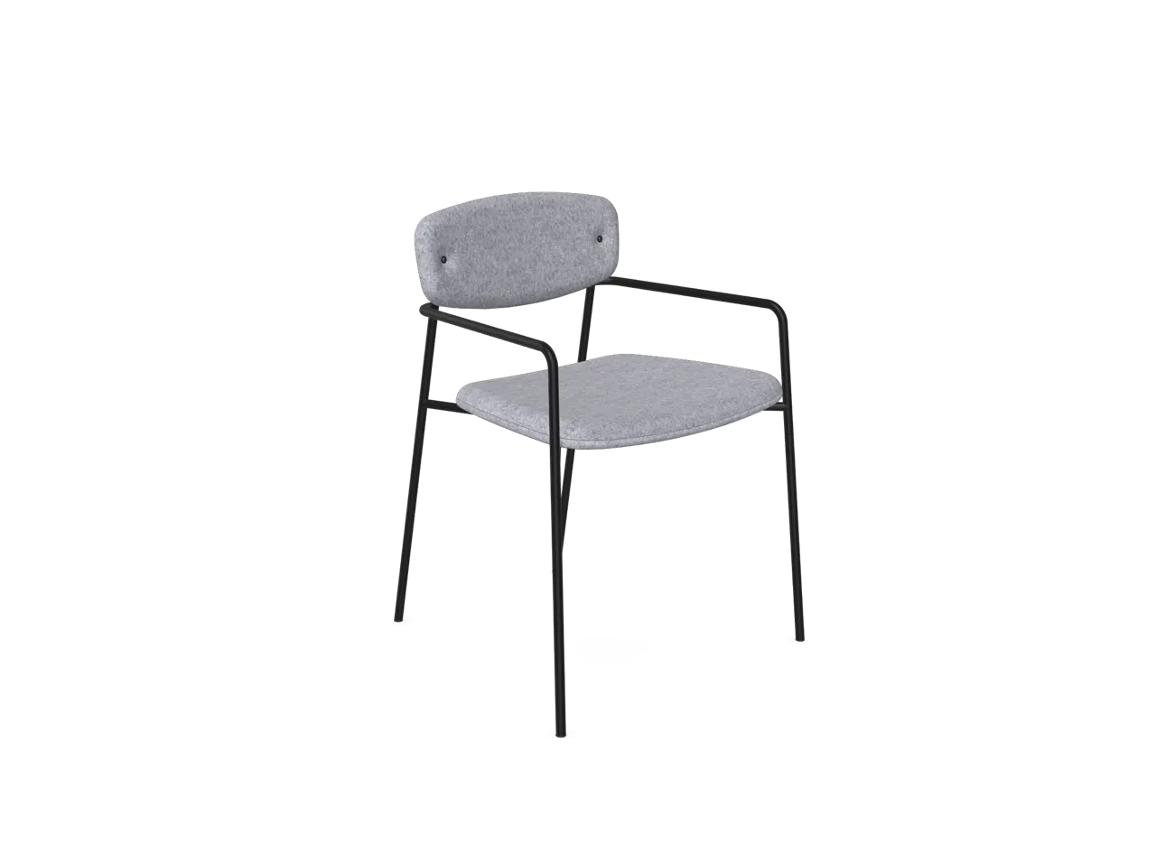 Faye Arm Chair - 4 Leg - Upholstered, Chair