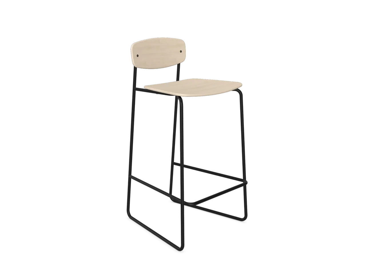 Faye Bar Stool - Sled, Stool