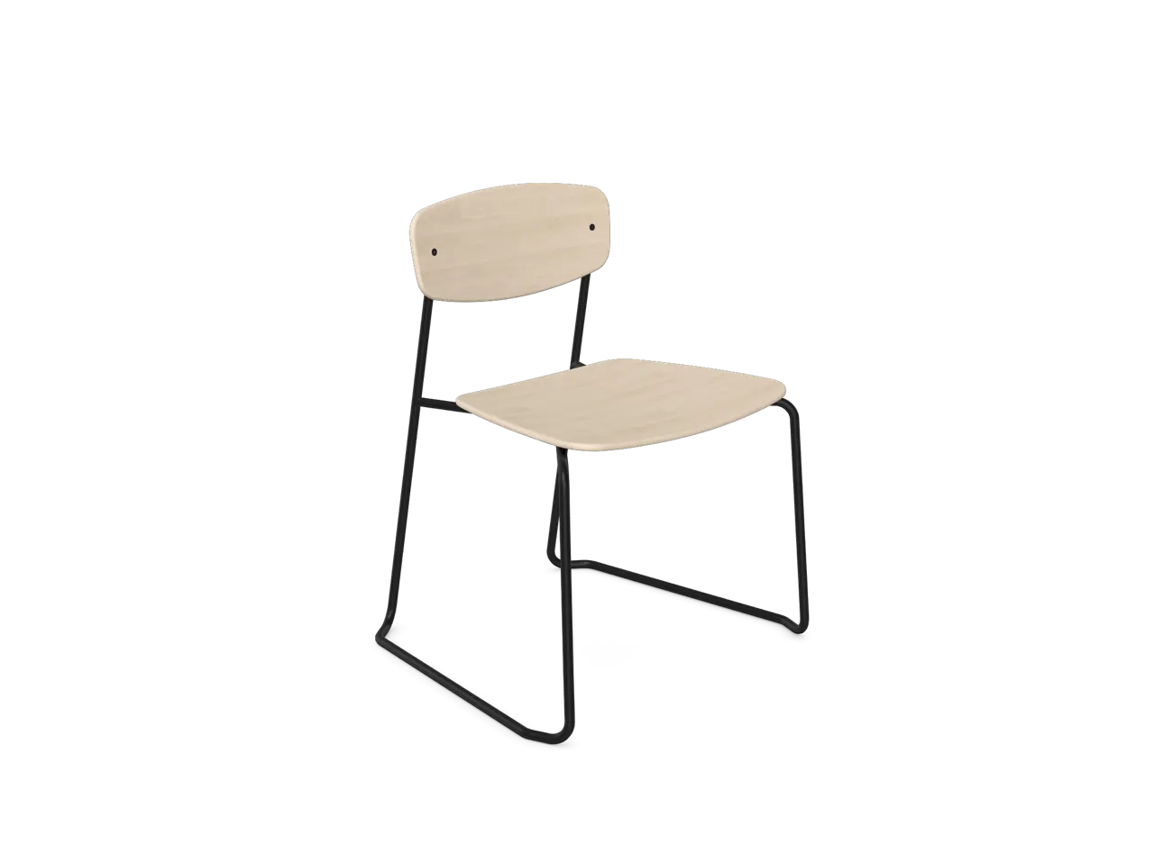Faye Side Chair - Sled, Chair