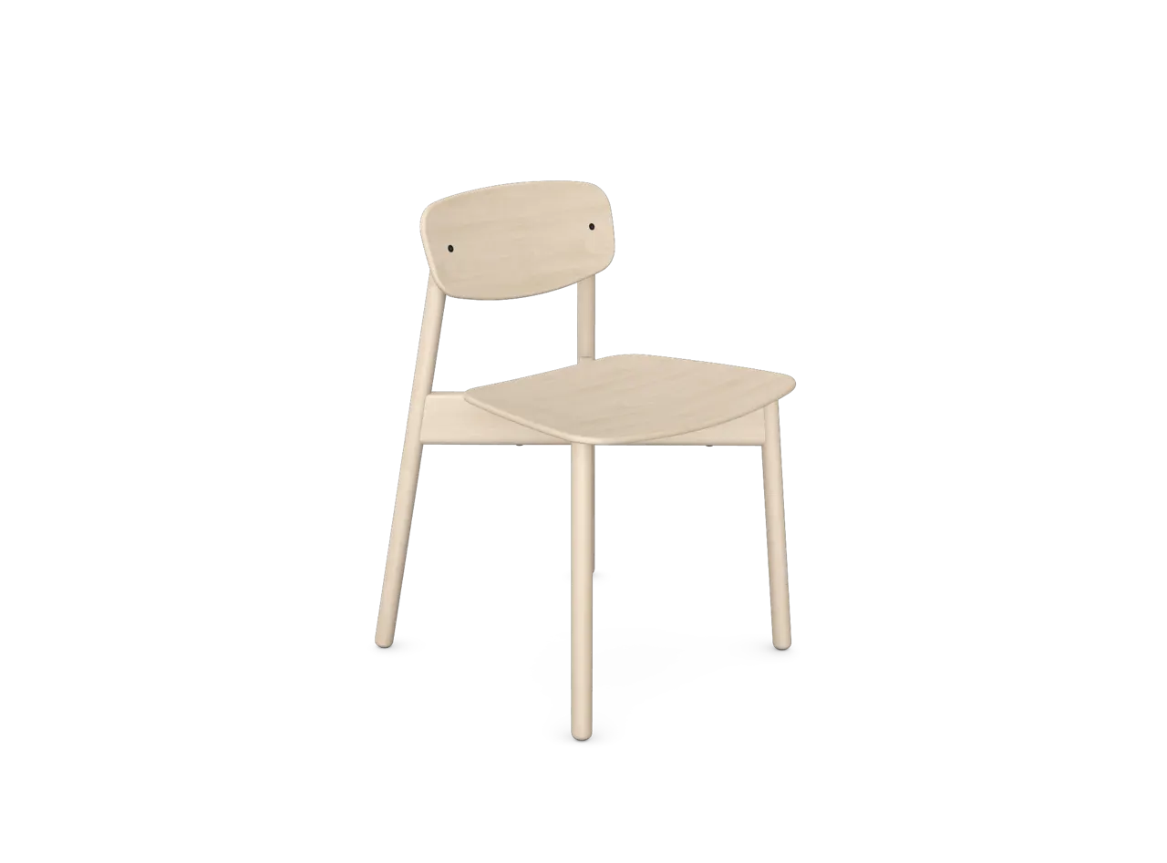 Faye Side Chair - 4 Leg Wooden, Chair