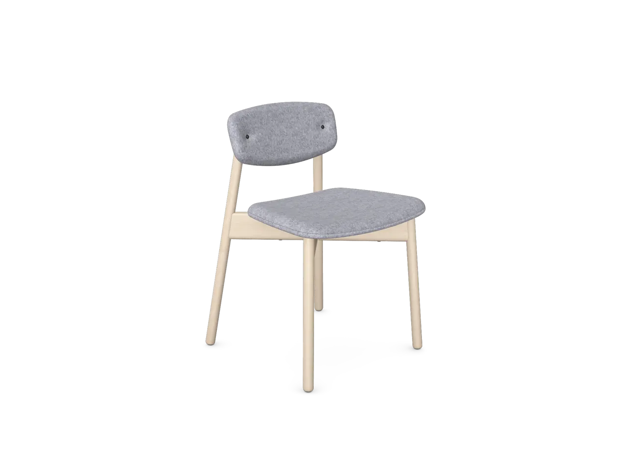Faye Side Chair - 4 Leg Wooden - Upholstered, Chair