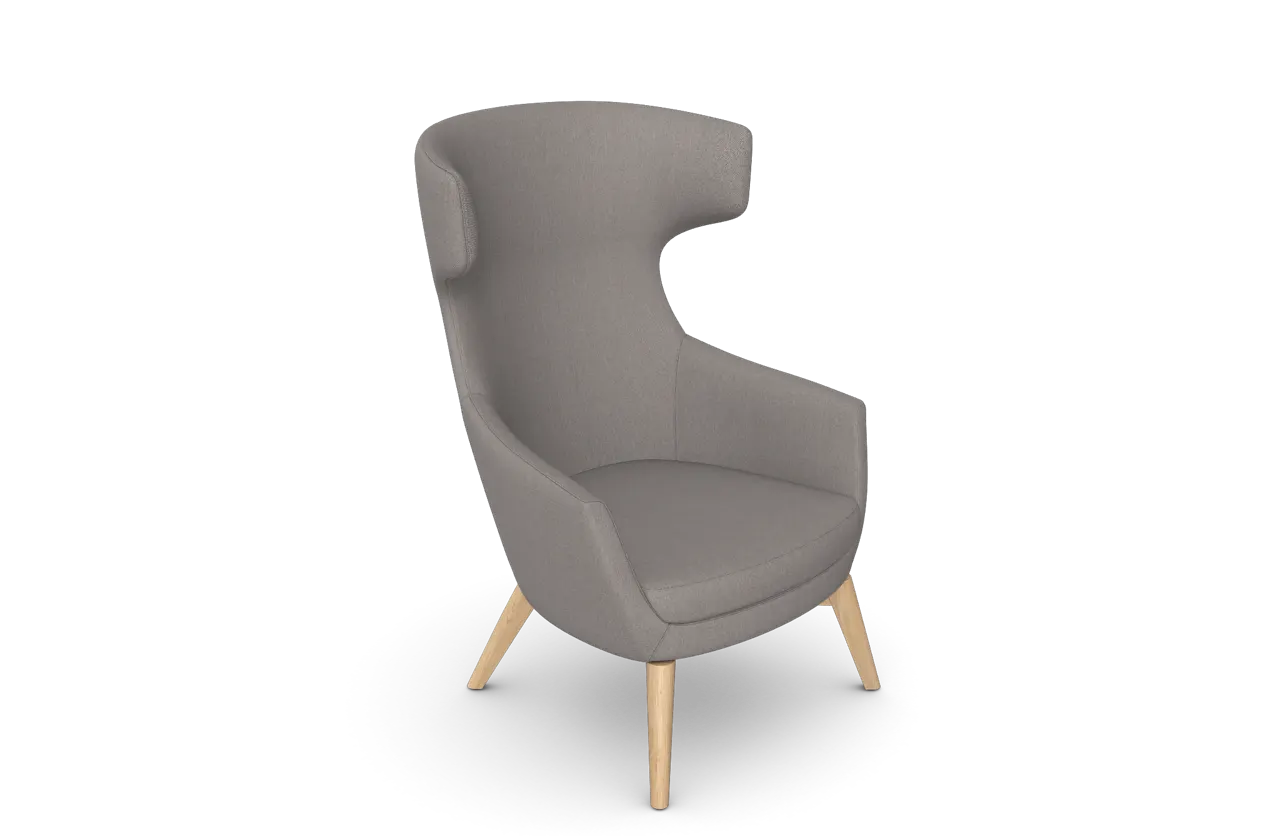 Ikon Lounge - Wooden, Lounge Chair