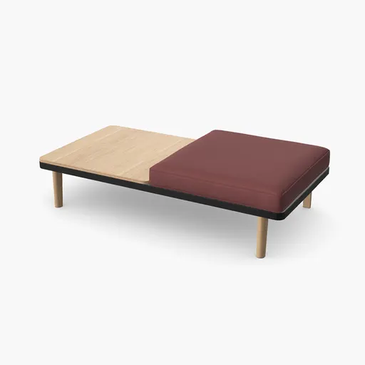 2 Seat Bench w/ Table
