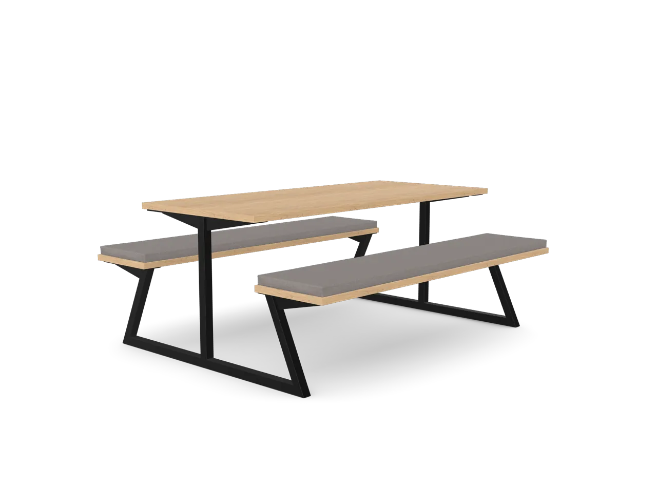 Nova Table & Bench Set, Table & Bench Set