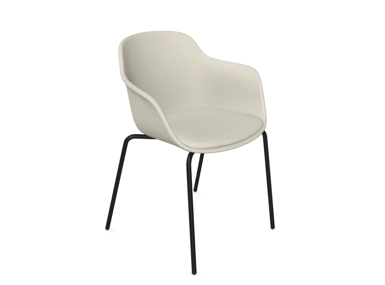 Loria Upholstered Arm Chair - 4 Leg, Chair