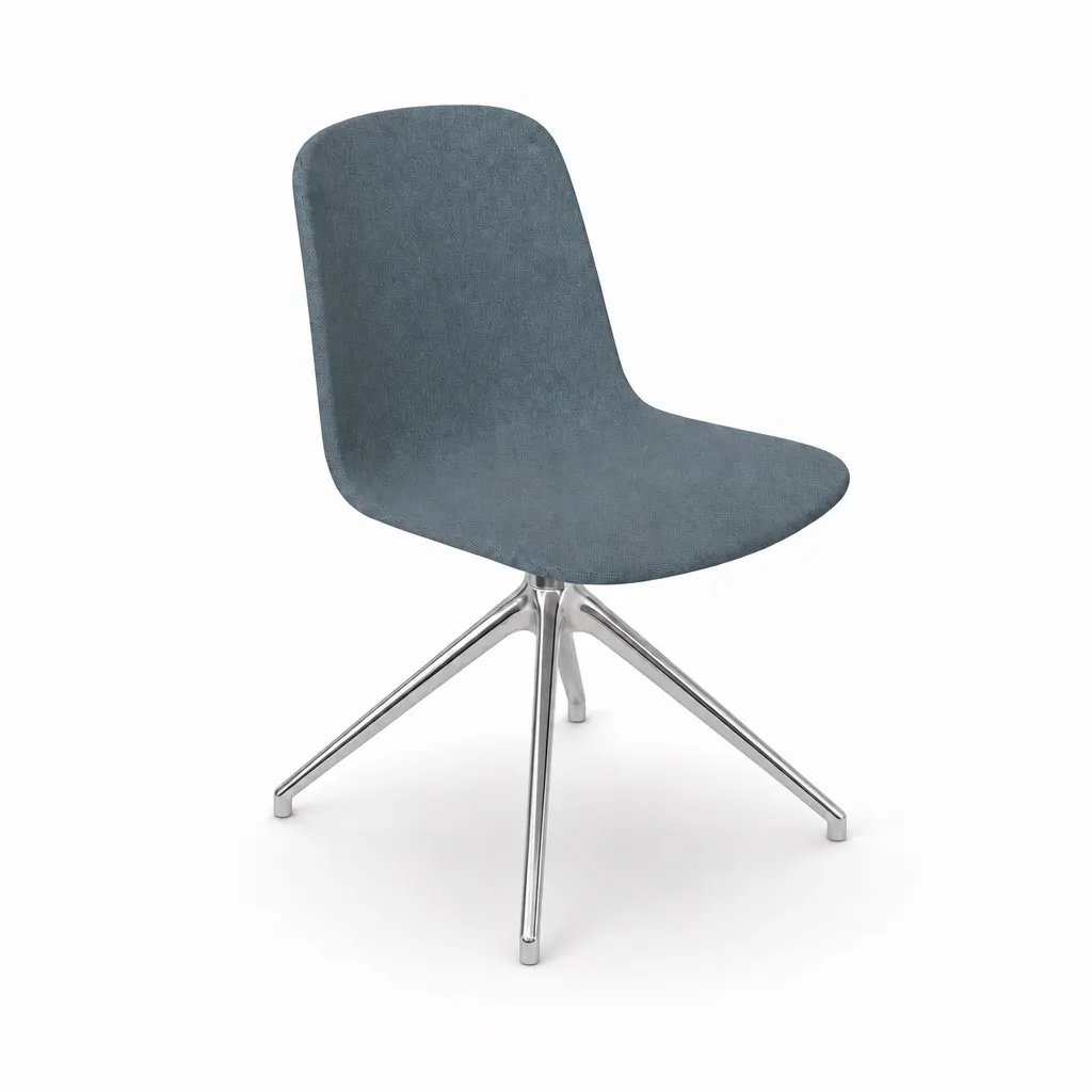 Loria Upholstered Side Chair - 4 Star Static - Metal, Chair