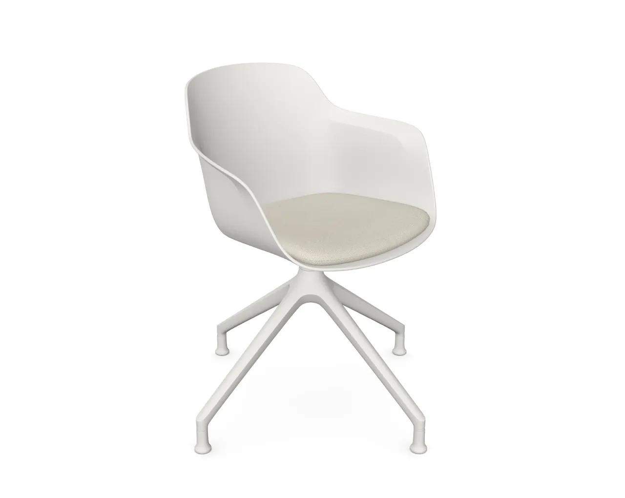 Loria Part-Upholstered Arm Chair - 4 Star Static, Chair